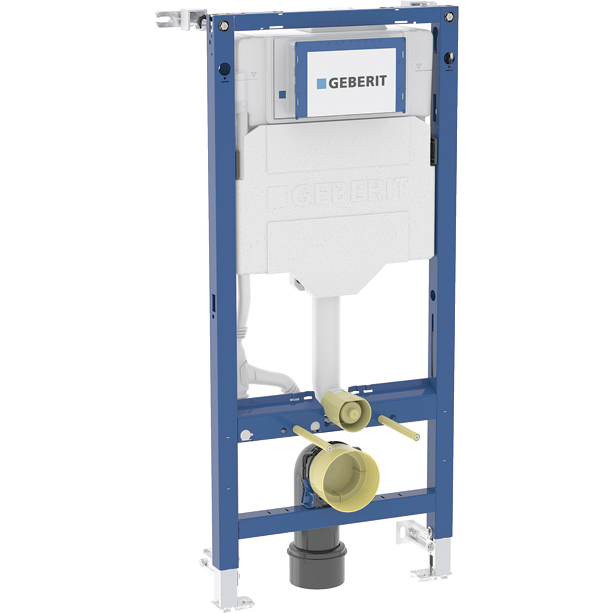 Geberit Duofix element for wall-hung WC, 112 cm, with Sigma concealed cistern 12 cm, PEX connector