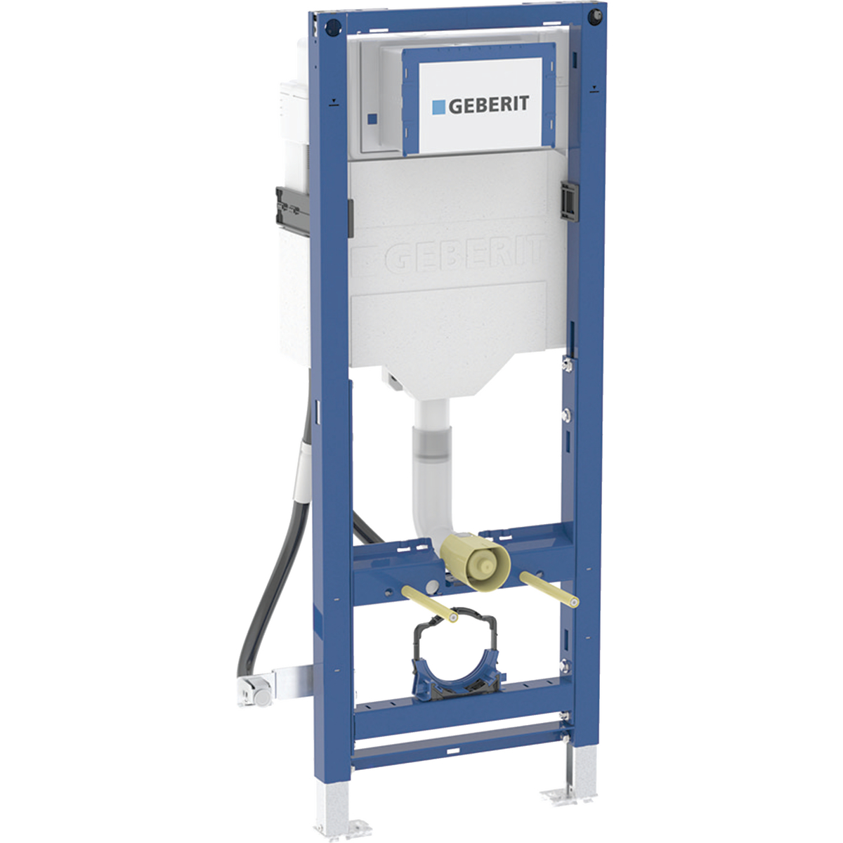 Geberit Duofix element for wall-hung WC, 112 cm, with Sigma concealed cistern 12 cm, barrier-free