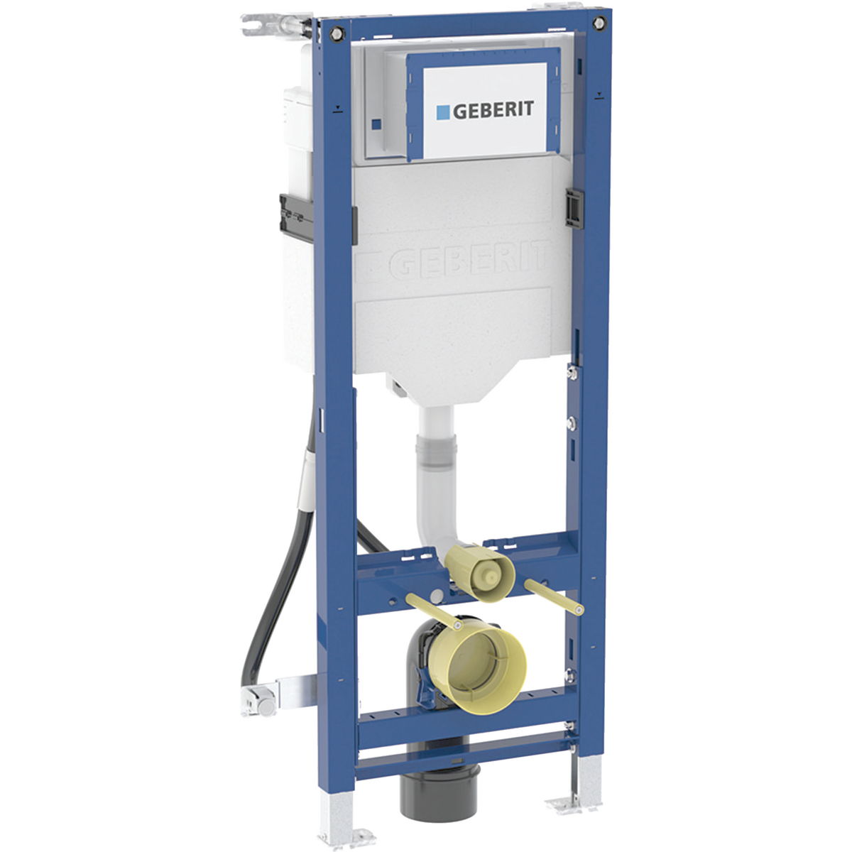 Geberit Duofix element for wall-hung WC, 112 cm, with Sigma concealed cistern 12 cm, barrier-free