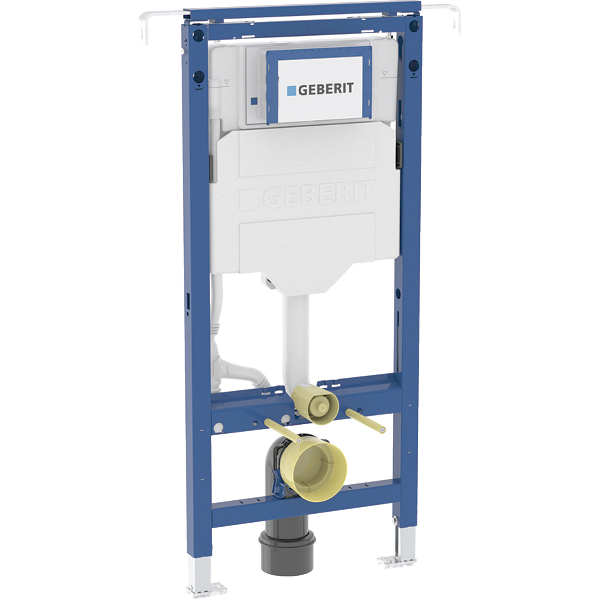 Geberit Duofix element for wall-hung WC, 115 cm, with Sigma concealed cistern 12 cm, for side-wall fixation