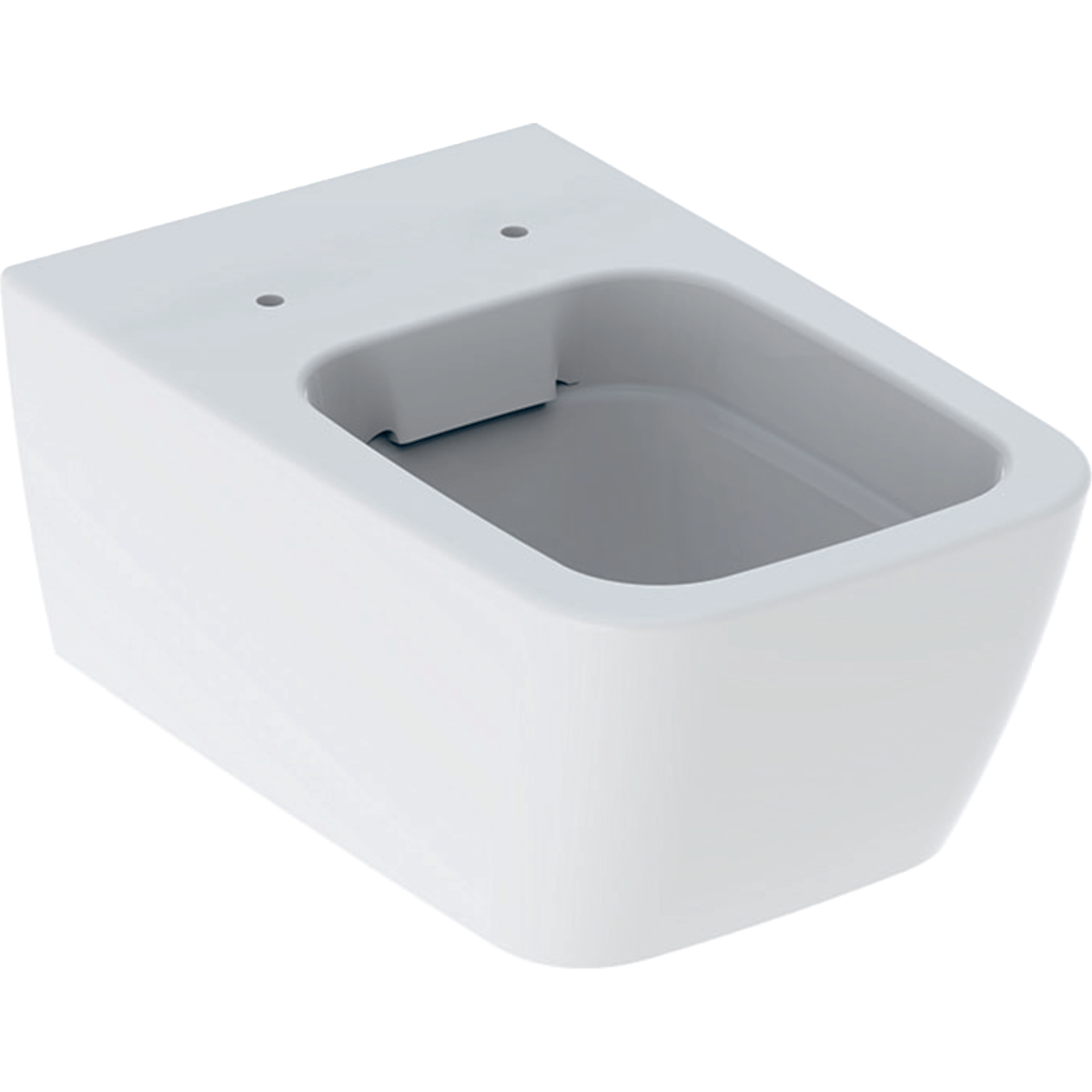 Geberit iCon wall-hung WC, square, washdown, shrouded, Rimfree: T=54cm, white