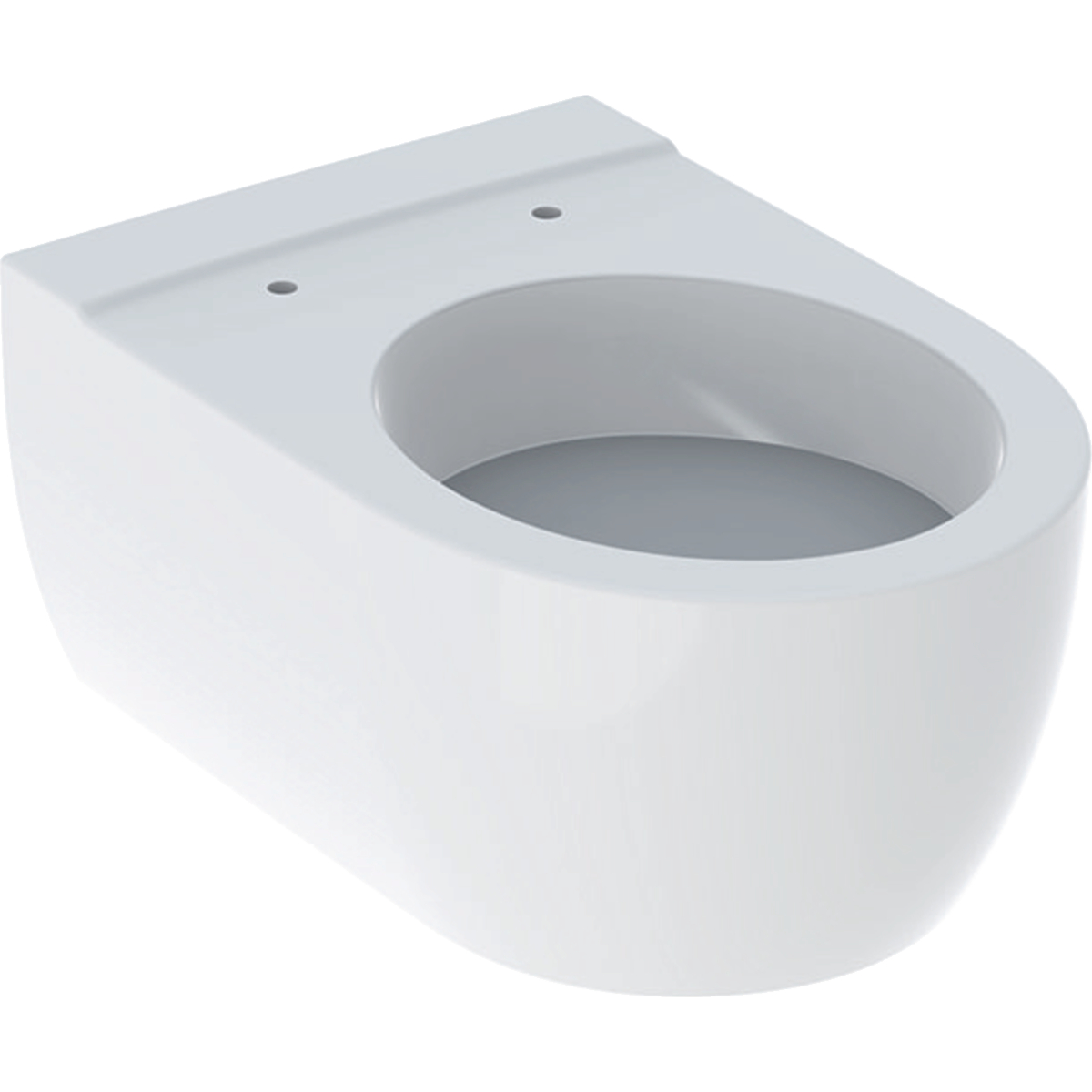 Geberit iCon wall-hung WC, washdown, shrouded: T=53cm, white / KeraTect