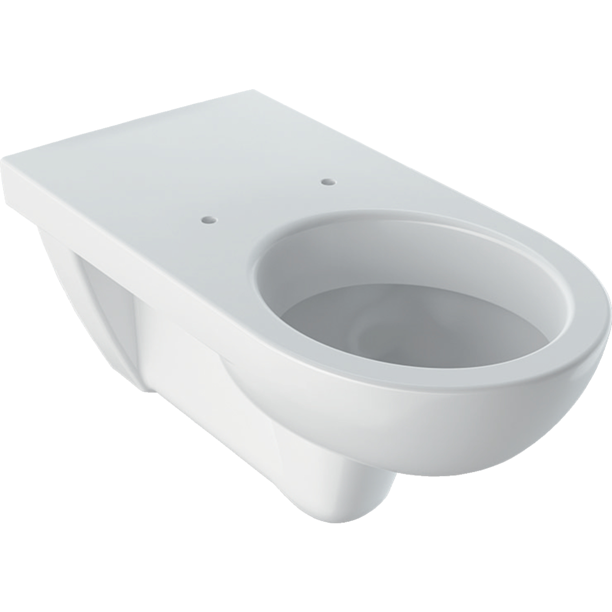 Geberit Renova Comfort wall-hung WC, washdown, large projection, barrier-free: T=70cm, white / KeraTect