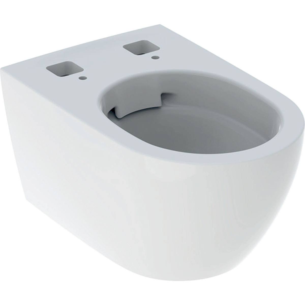 Wall-hung WC for concealed cistern, for Geberit AquaClean Tuma: white / KeraTect