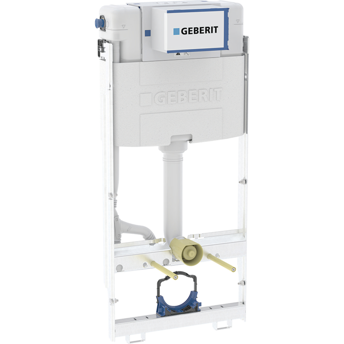 Geberit GIS element for wall-hung WC, 114 cm, with Omega concealed cistern 12 cm