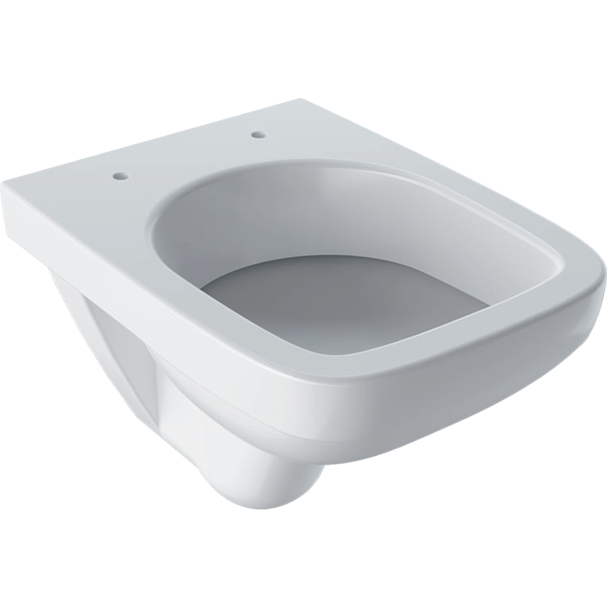 Geberit Selnova Compact wall-hung WC, washdown, small projection, square design