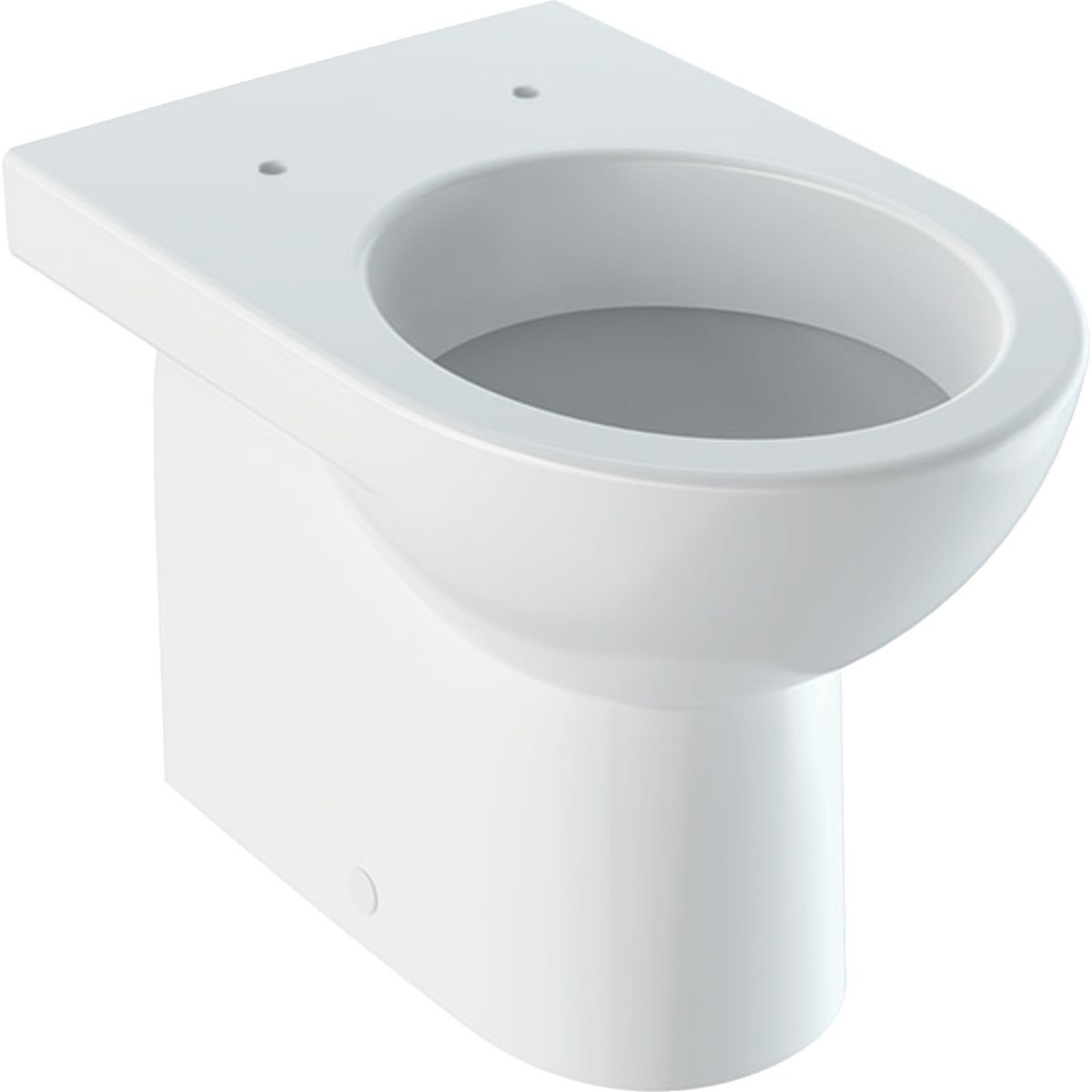 Geberit Selnova floor-standing WC, washdown, back-to-wall, horizontal outlet, semi-shrouded: white