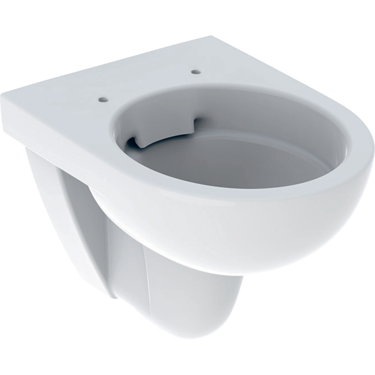 Geberit Selnova Compact wall-hung WC, washdown, small projection, Rimfree: white