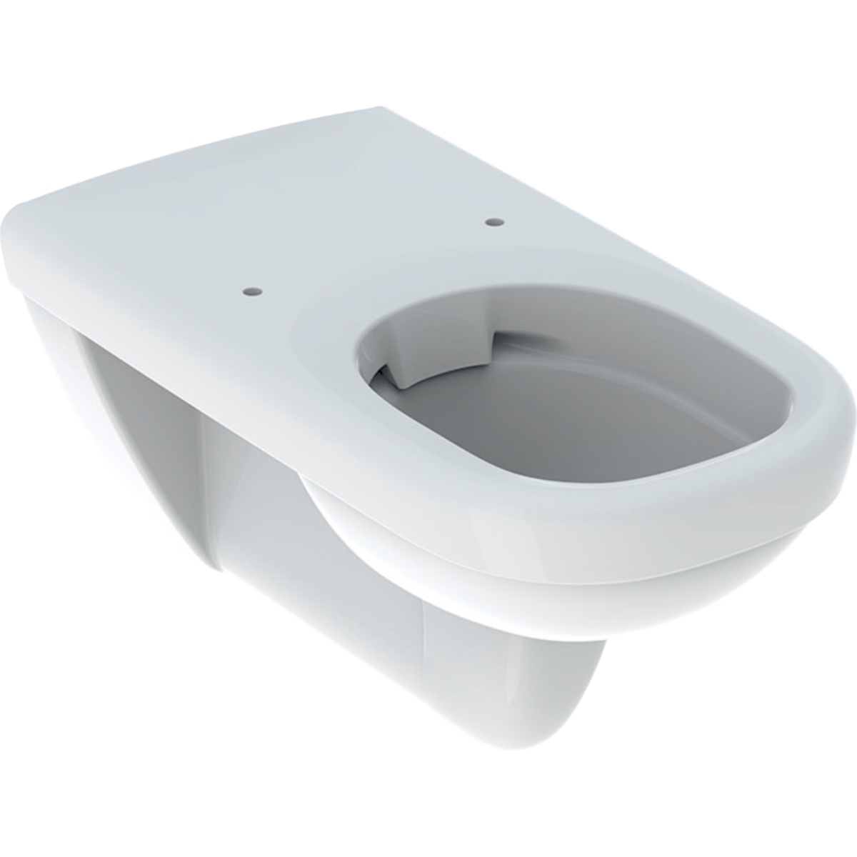 Geberit Selnova Comfort wall-hung WC, square, washdown, large projection, barrier-free, Rimfree: T=70cm, white