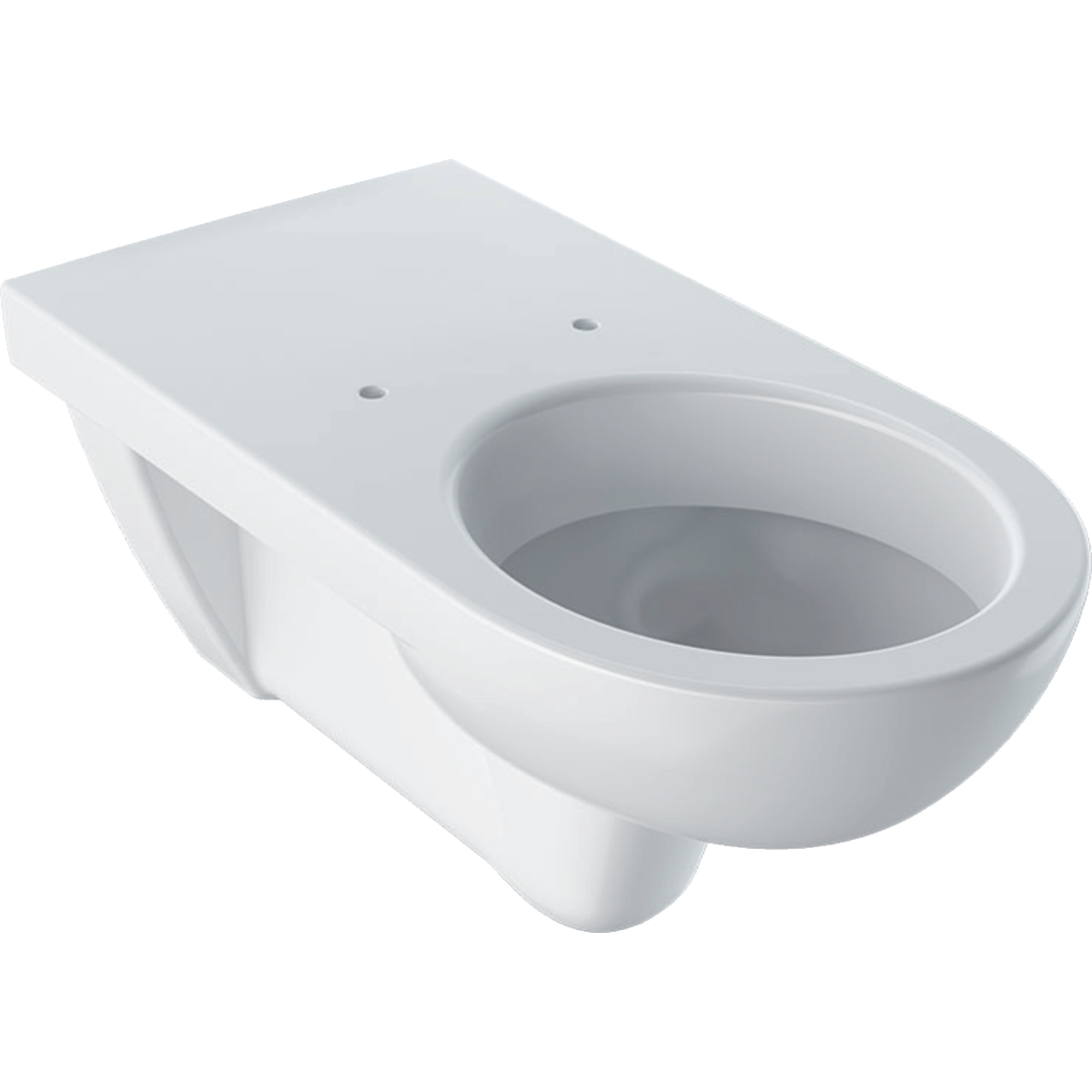 Geberit Selnova Comfort wall-hung WC, washdown, large projection, barrier-free: white