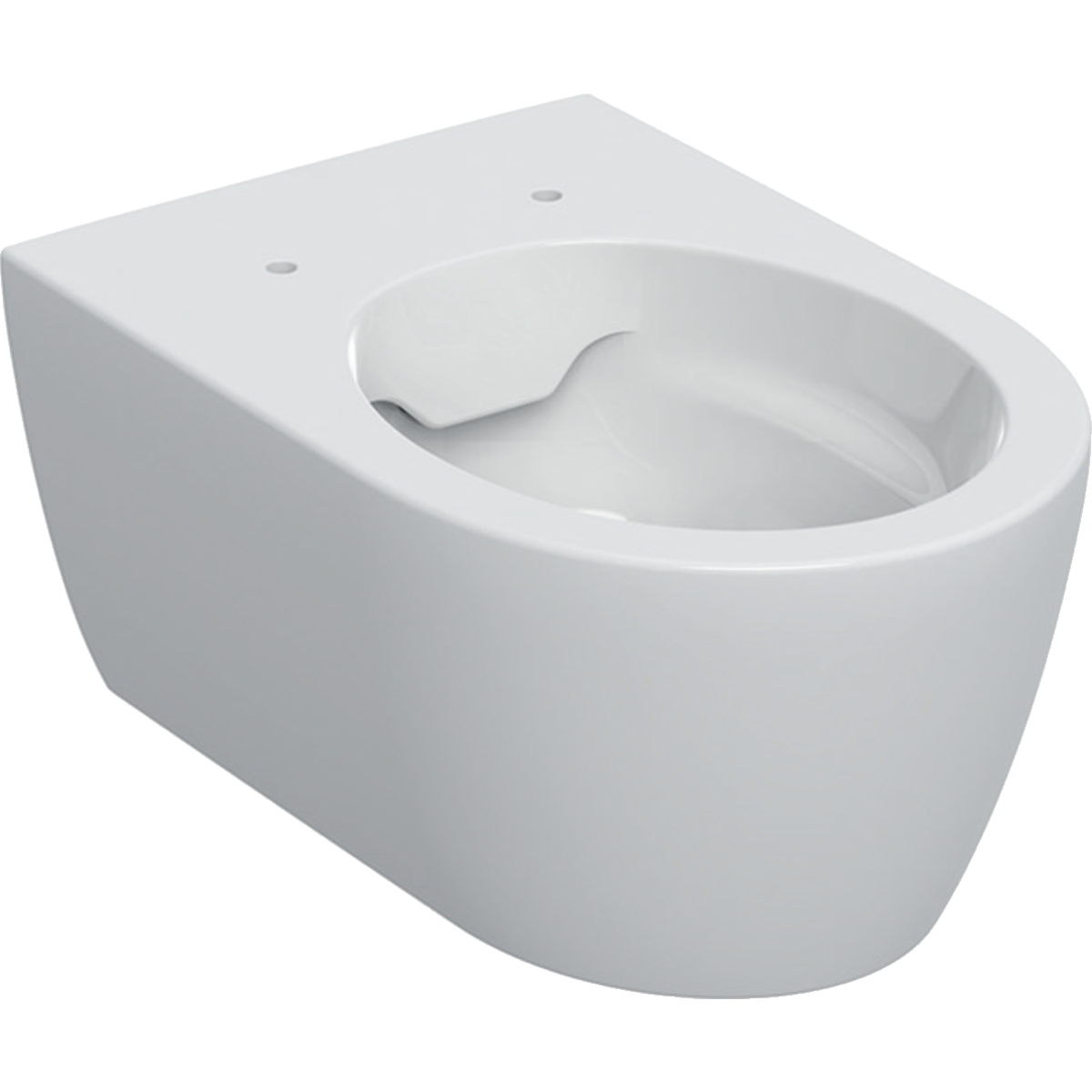 Geberit iCon wall-hung WC, washdown, shrouded, Rimfree: T=53cm, white