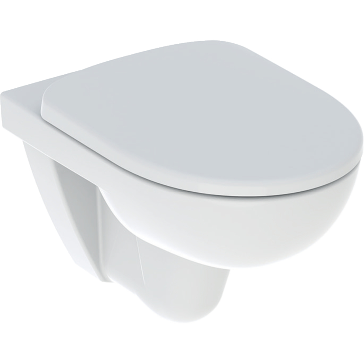 Geberit Selnova set of wall-hung WC, washdown, with WC seat: white