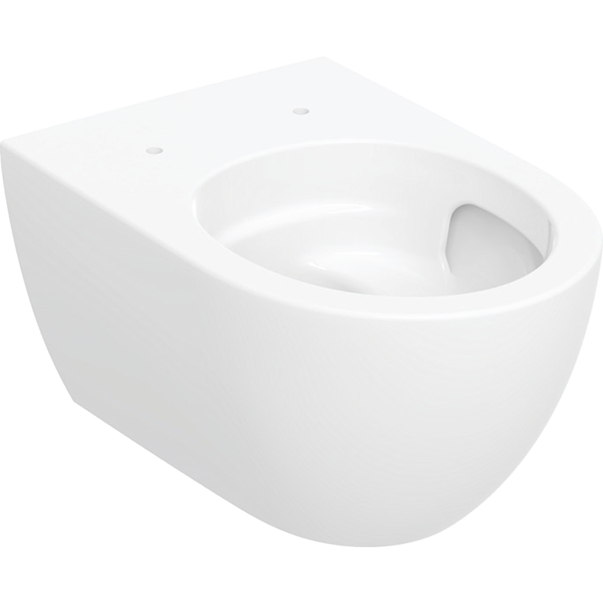 Geberit Acanto wall-hung WC, washdown, shrouded, TurboFlush: T=53cm, white