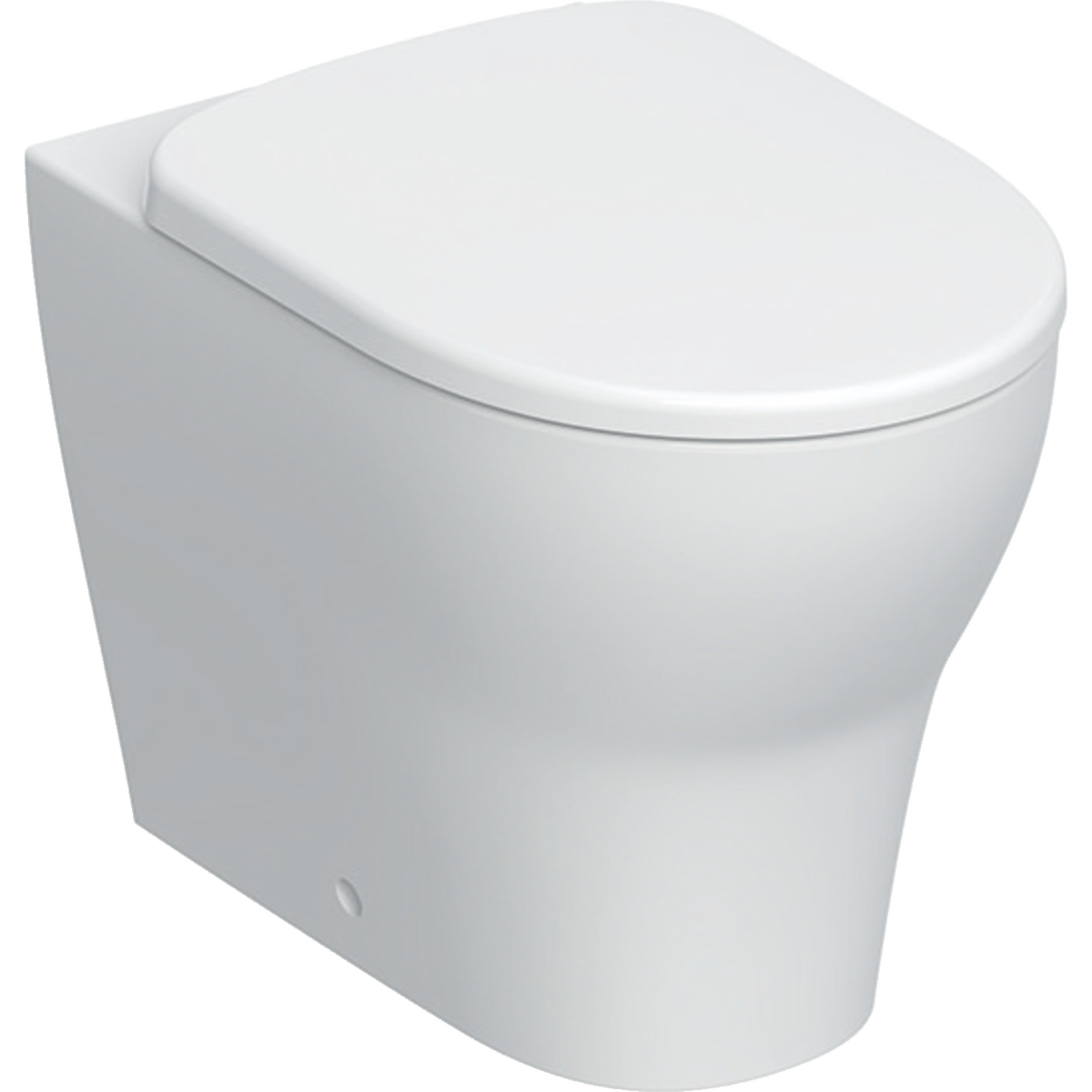 Geberit Selnova floor-standing WC set, Premium, washdown, back-to-wall, horizontal or vertical outlet, shrouded, Rimfree, with WC seat