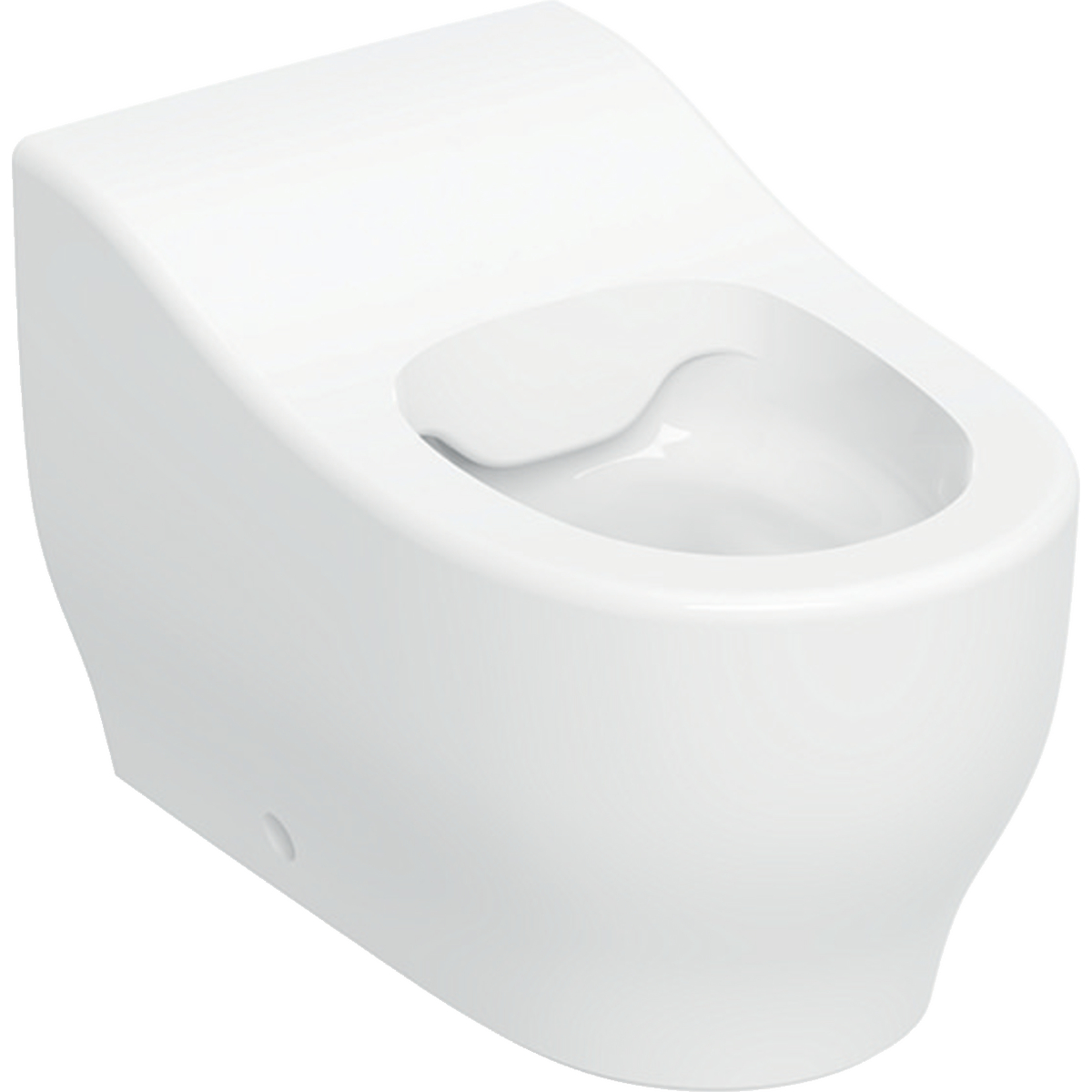 Geberit Bambini floor-standing WC for small children, washdown, Rimfree: T=44cm, white / KeraTect