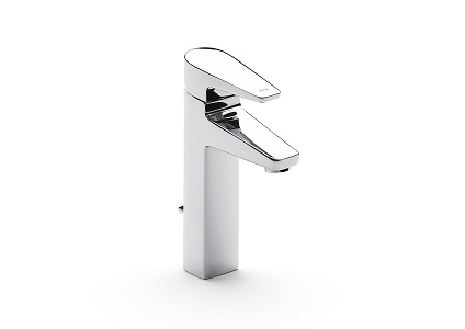 High neck basin mixer