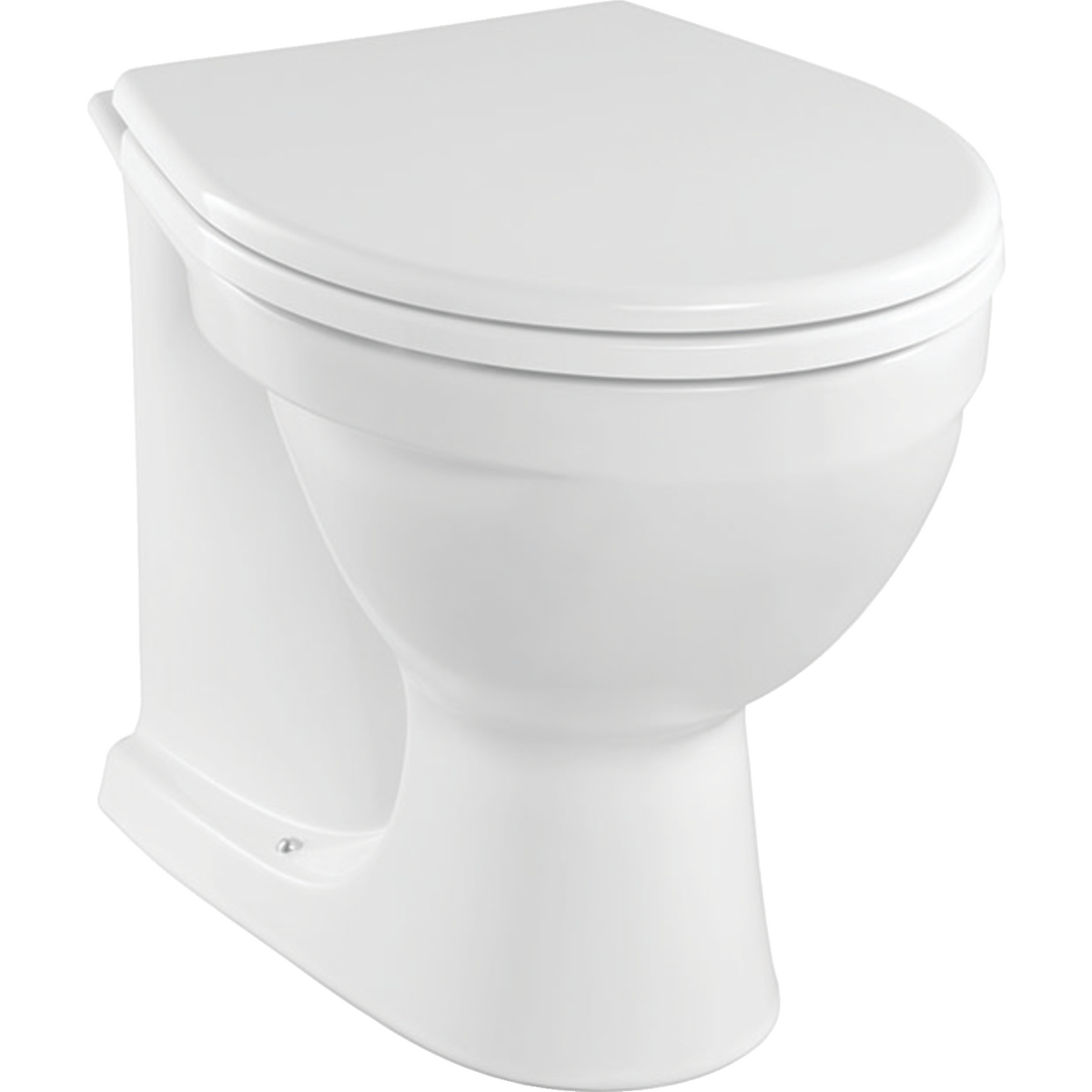 Twyford Alcona floor-standing WC, washdown, flush with the wall