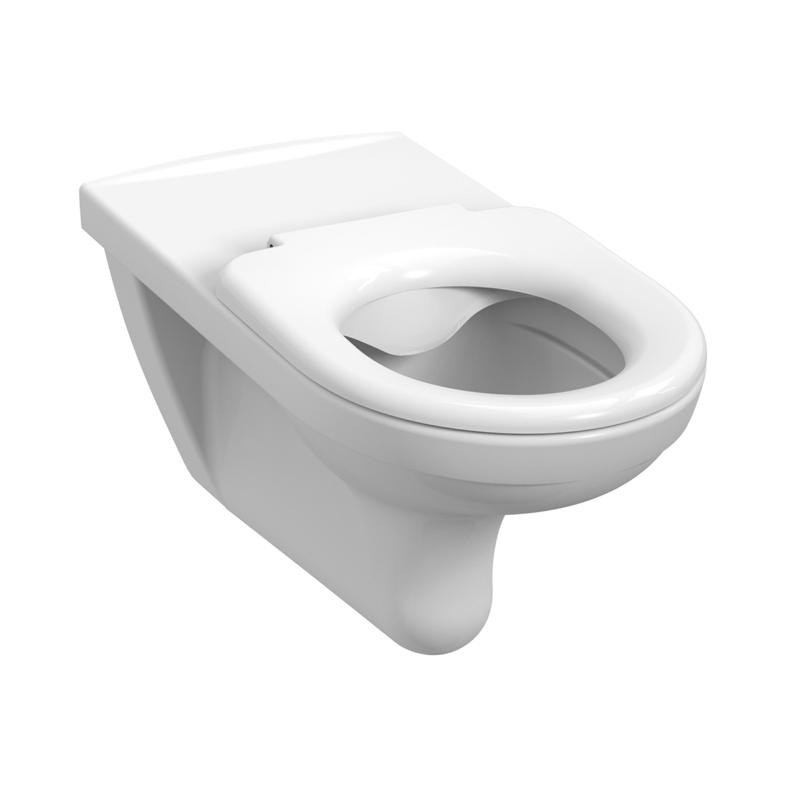 Deep by JIKA handicap wallhung WC, rimless, washdown, depth 70 cm, adjustable flushing to 4/2l
