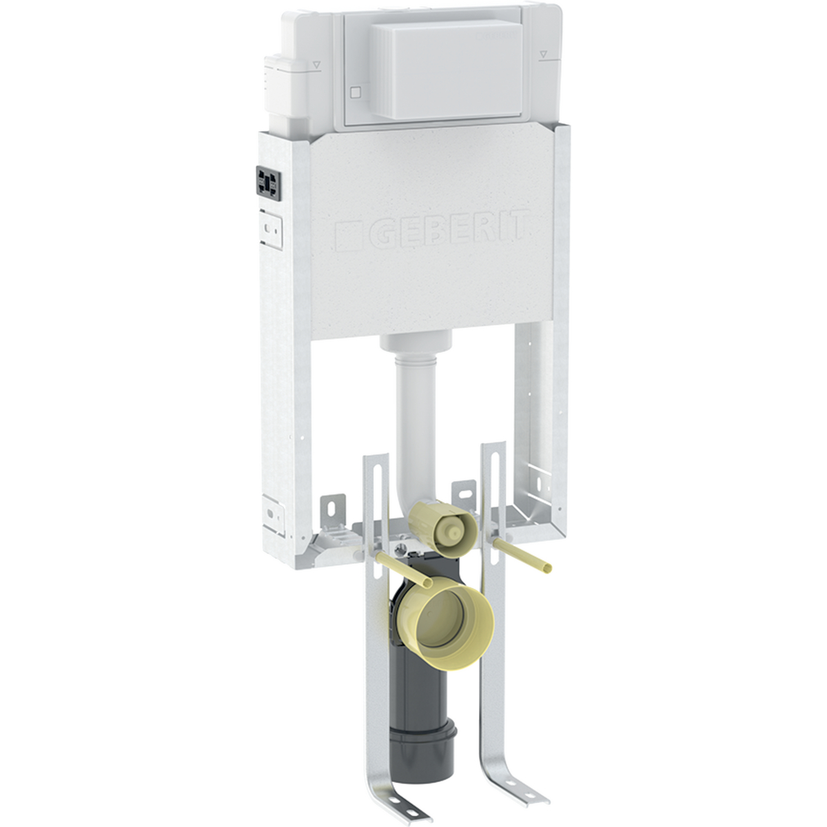 Geberit Kombifix element for wall-hung WC, 82 cm, with Alpha concealed cistern 12 cm