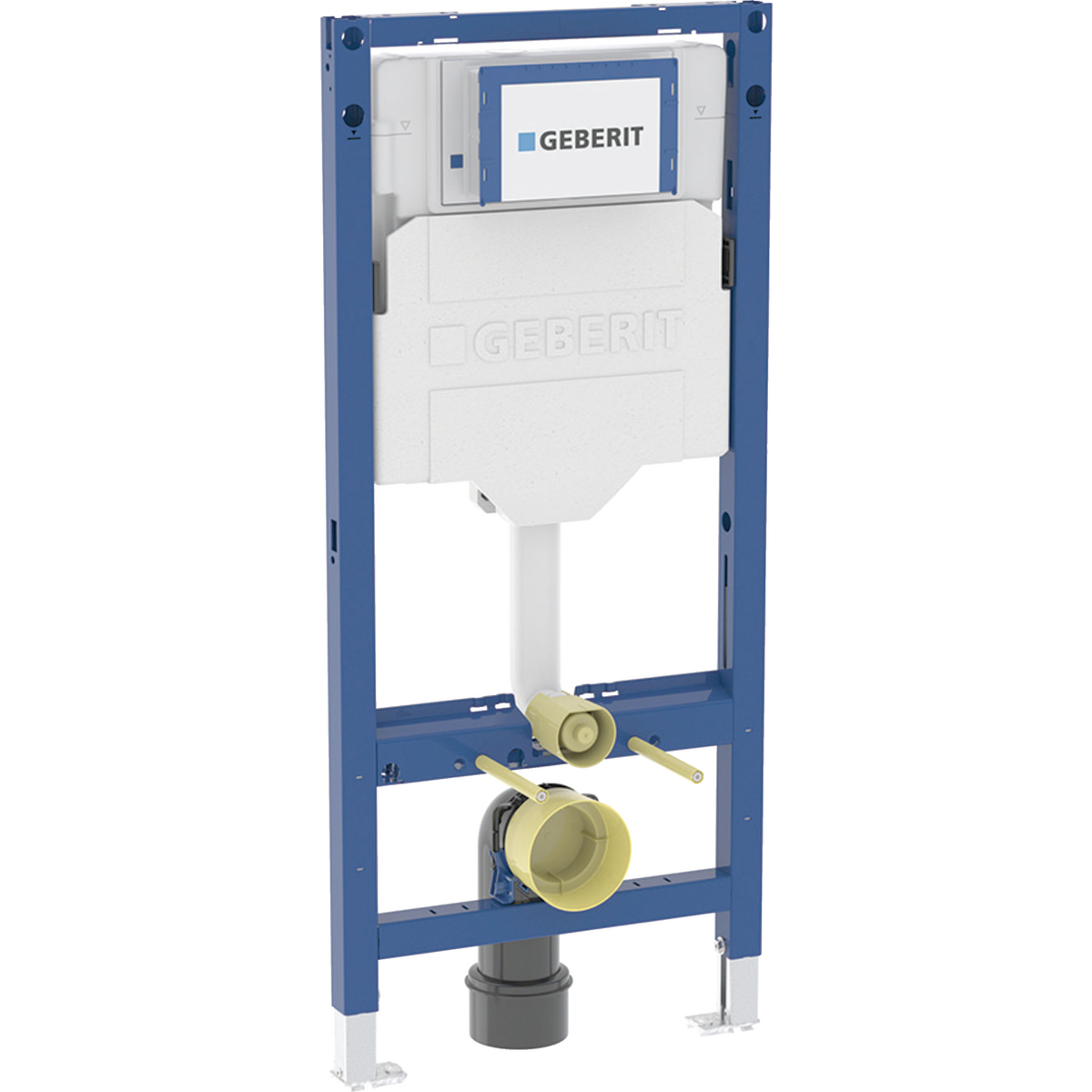 Geberit Duofix element for wall-hung WC, 112 cm, with Sigma concealed cistern 12 cm, freestanding