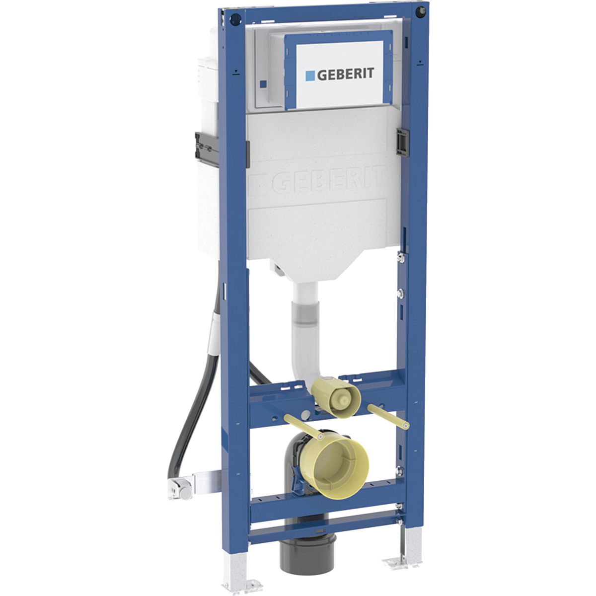 Geberit Duofix element for wall-hung WC, 112 cm, with Sigma concealed cistern 12 cm, PEX connector, SAWA
