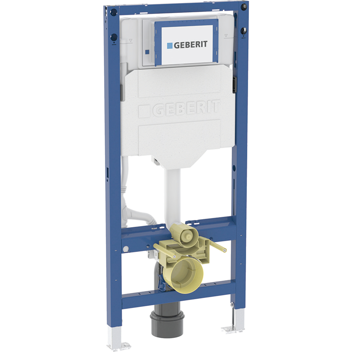 Geberit Duofix element for wall-hung WC, 112 cm, with Sigma concealed cistern 12 cm, wall anchor and sound insulation set