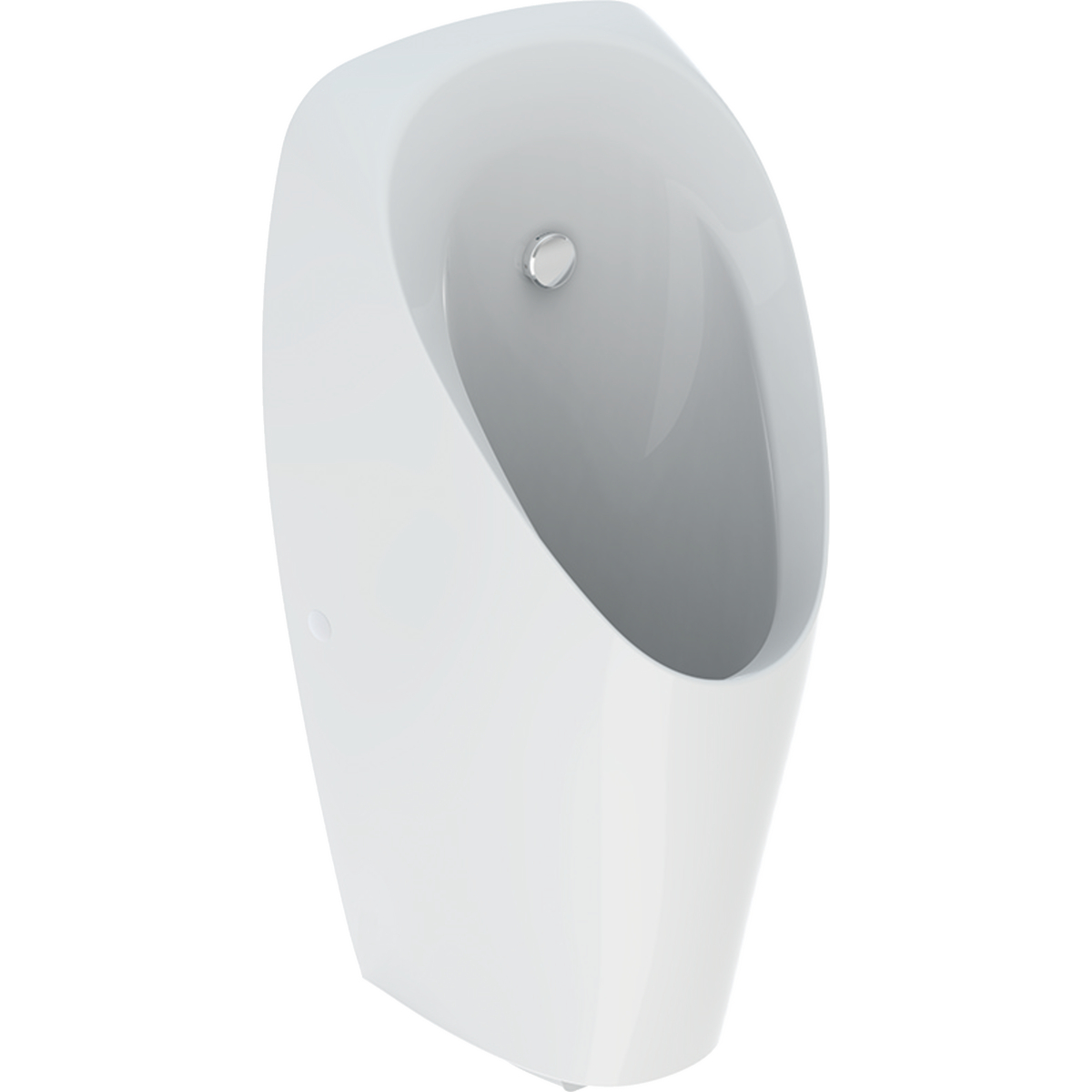 Geberit Tamina urinal with integrated control, mains operation: T=37cm, Outlet=to the rear, Inlet=rear, White