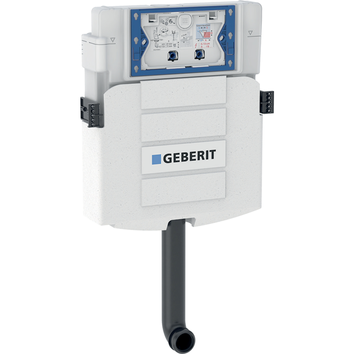 Geberit Sigma concealed cistern 12 cm, 6 / 3 litres, with front actuation
