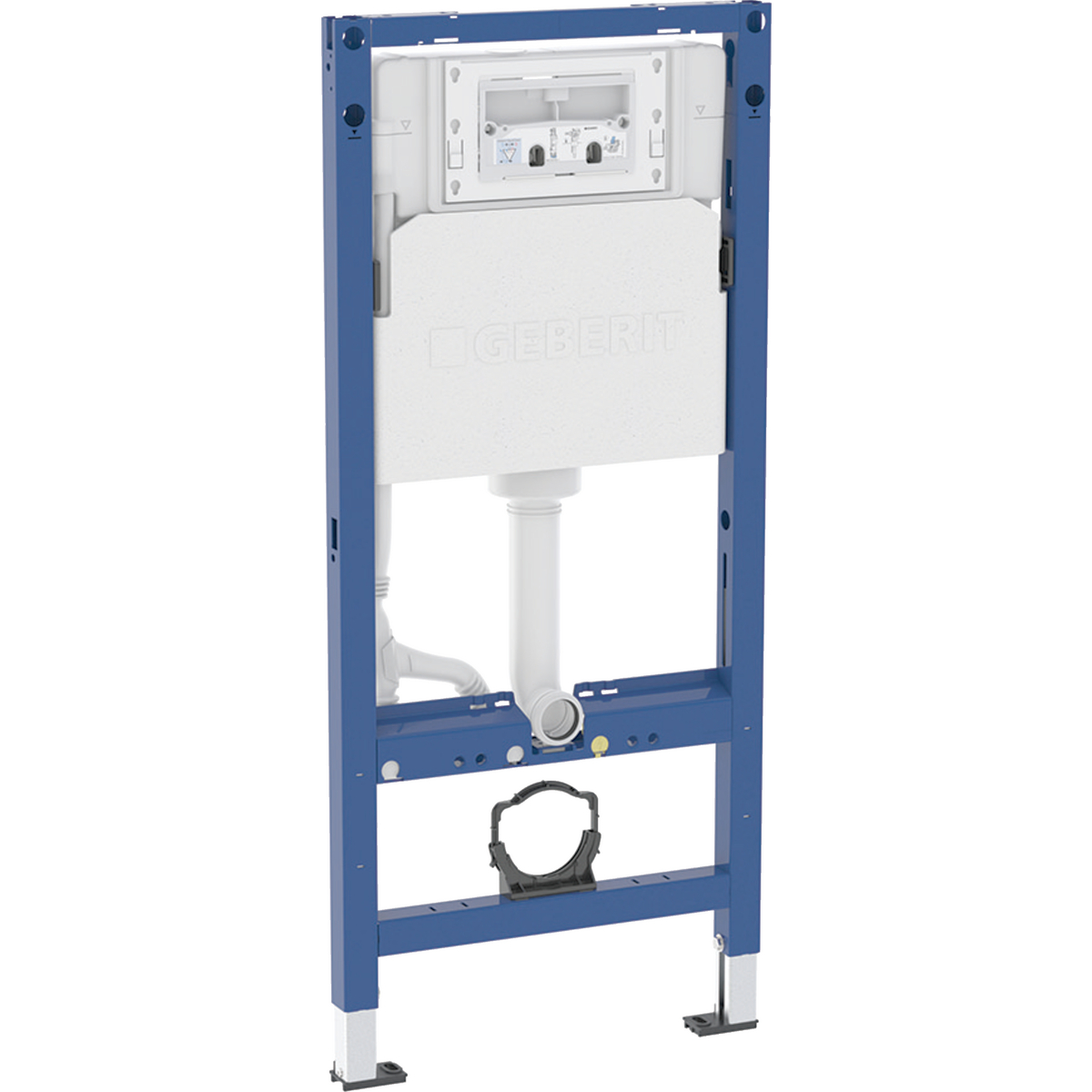 Geberit Duofix element for wall-hung WC, 112 cm, with Alpha concealed cistern 12 cm, 4 / 2 litres