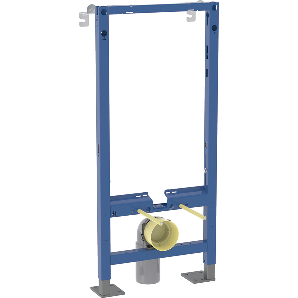 Geberit AquaClean Tuma Comfort set of WC complete solution with Geberit Duofix element and Delta50 actuator plate, square: WC ceramic appliance: white / KeraTect, Design cover: white