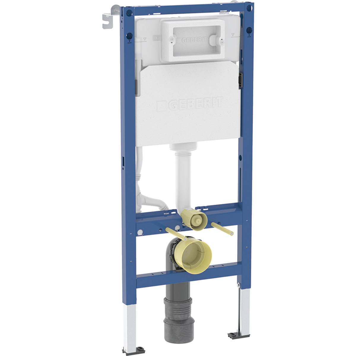 Geberit Duofix element for wall-hung WC, 112 cm, with Delta concealed cistern 12 cm