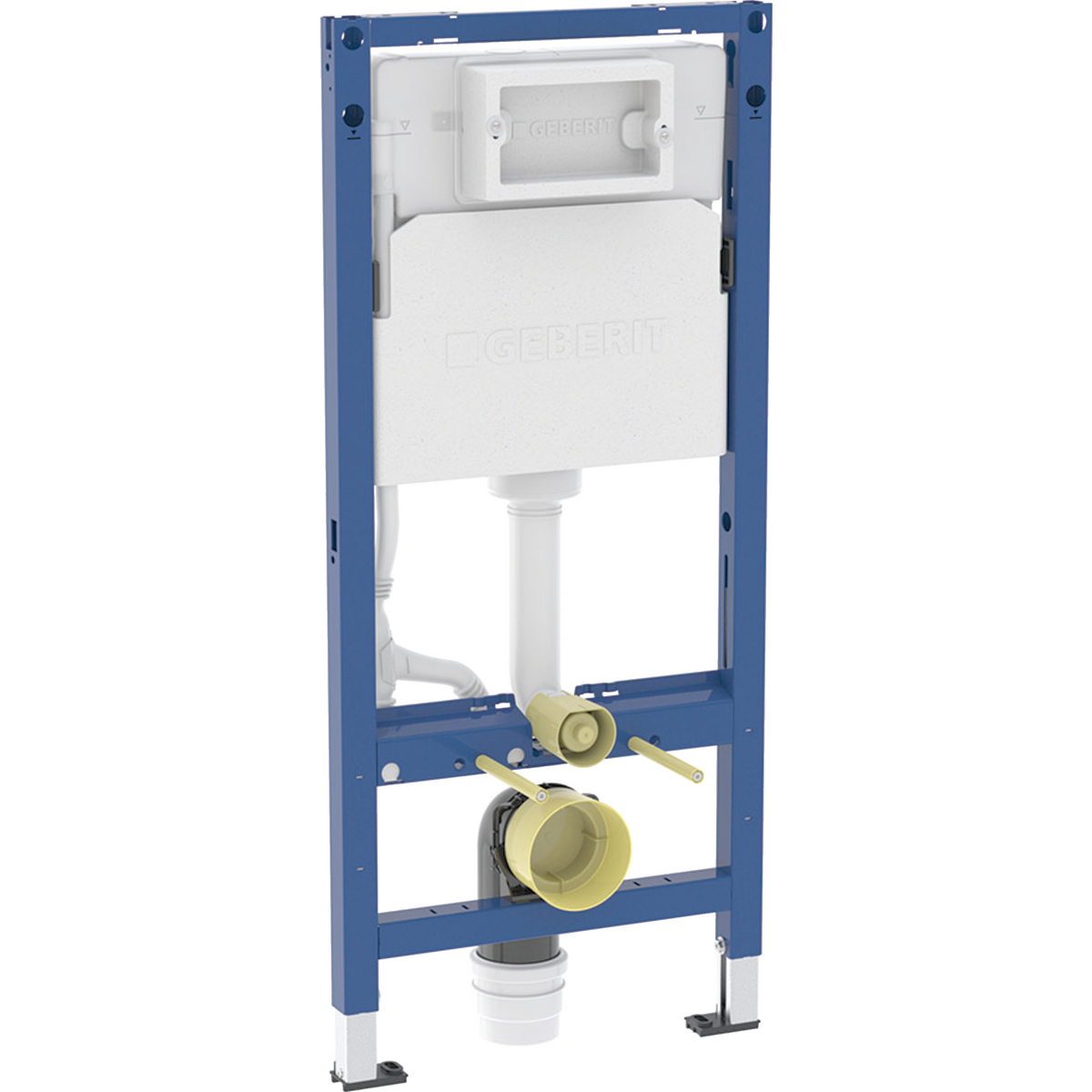 Geberit Duofix element for wall-hung WC, 112 cm, with Delta concealed cistern 12 cm