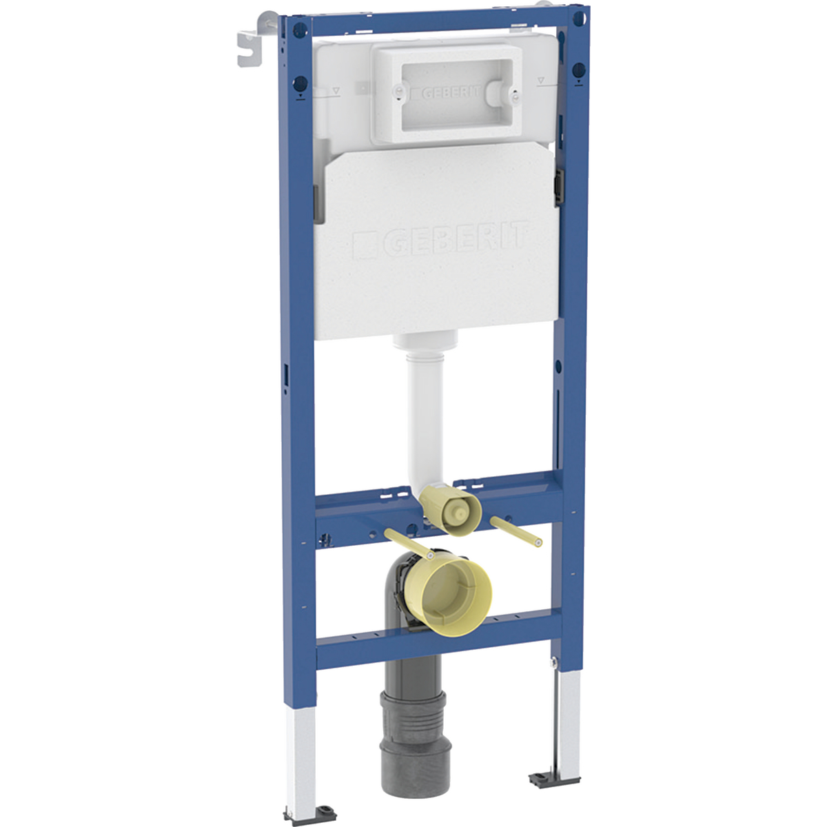 Geberit Duofix element for wall-hung WC, 112 cm, with Delta concealed cistern 12 cm