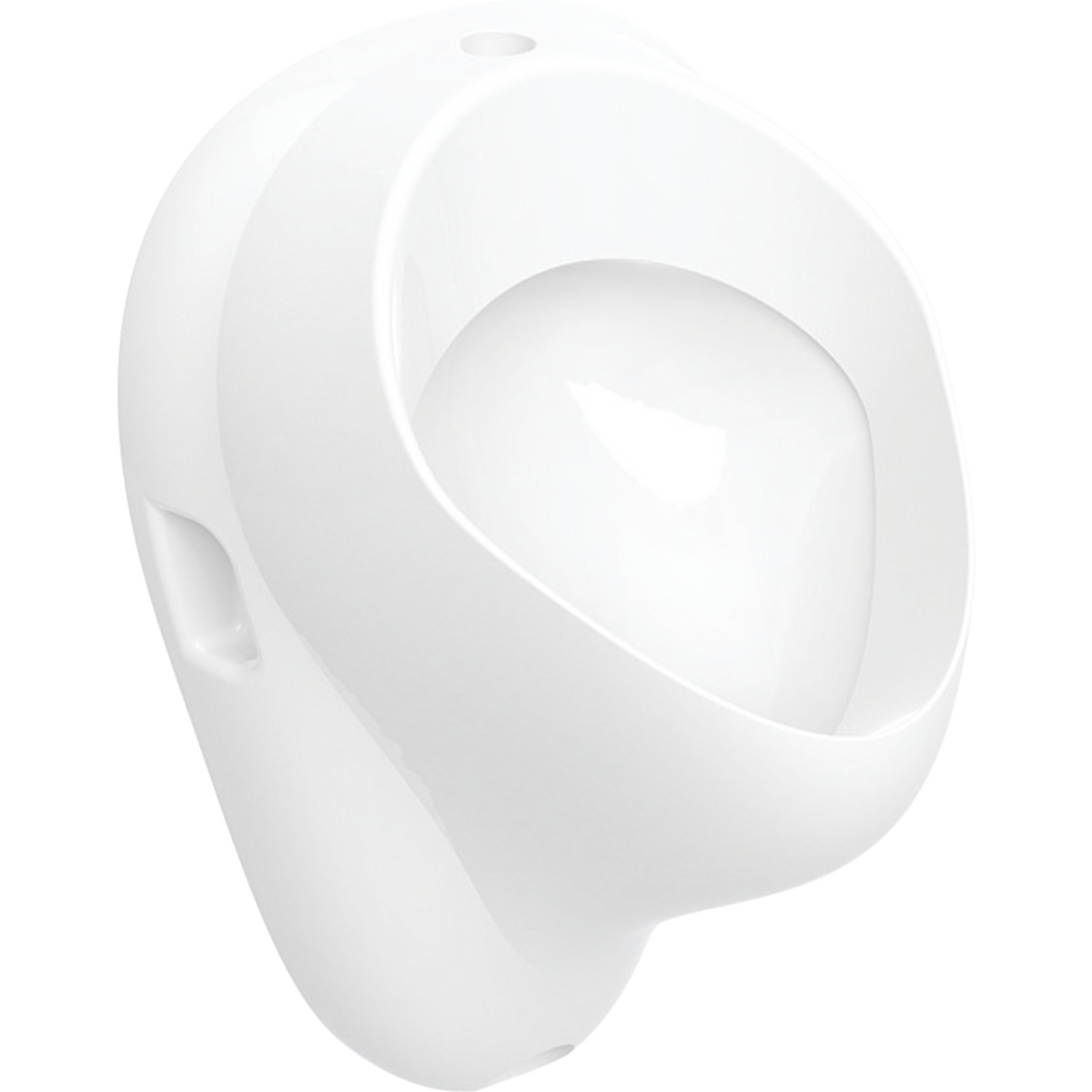 Geberit Selnova Pico urinal, inlet from the top, outlet downwards