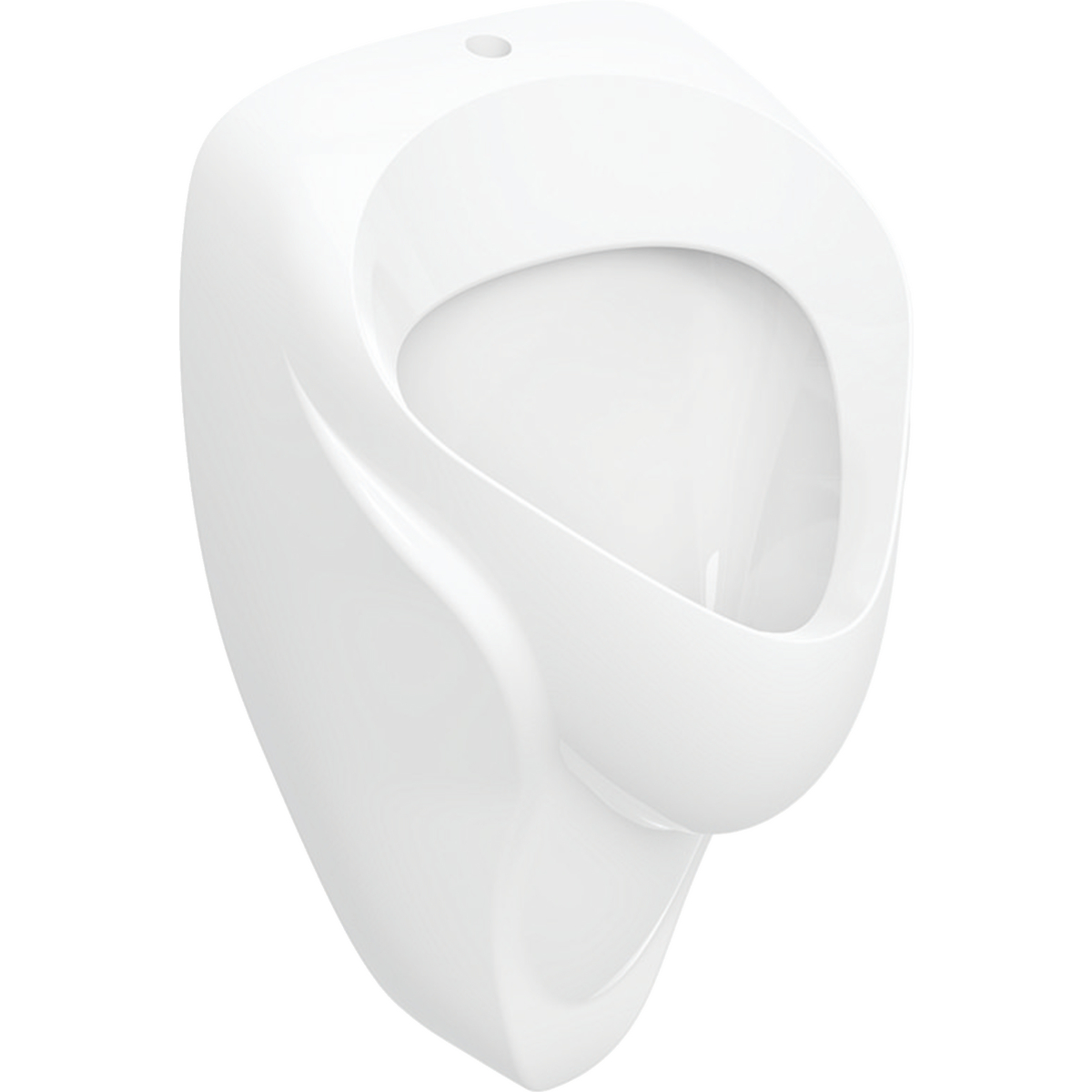 Geberit Felix urinal inlet from the rear, outlet to the rear