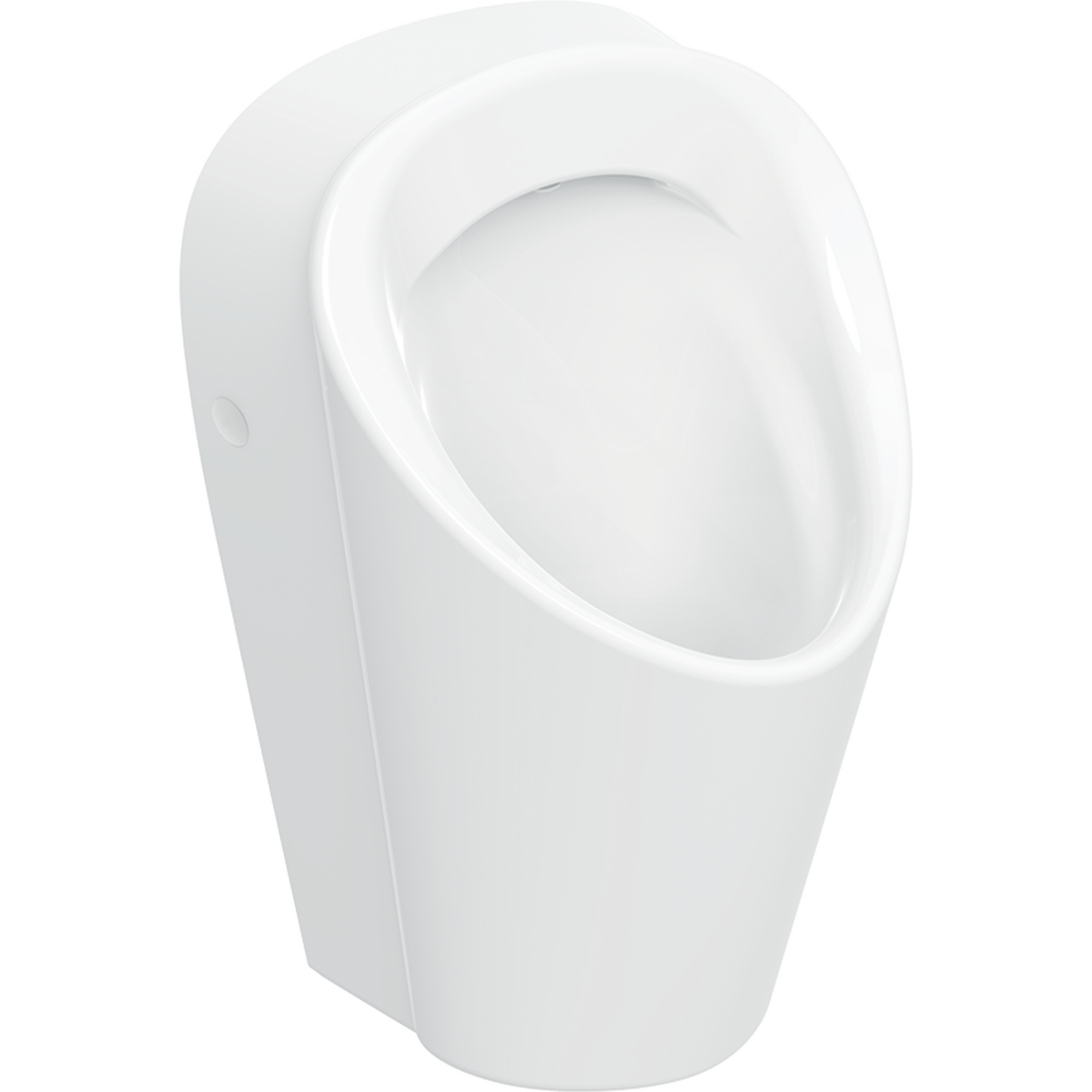 Geberit Selnova S urinal with lid, inlet from the rear, outlet to the rear or downwards