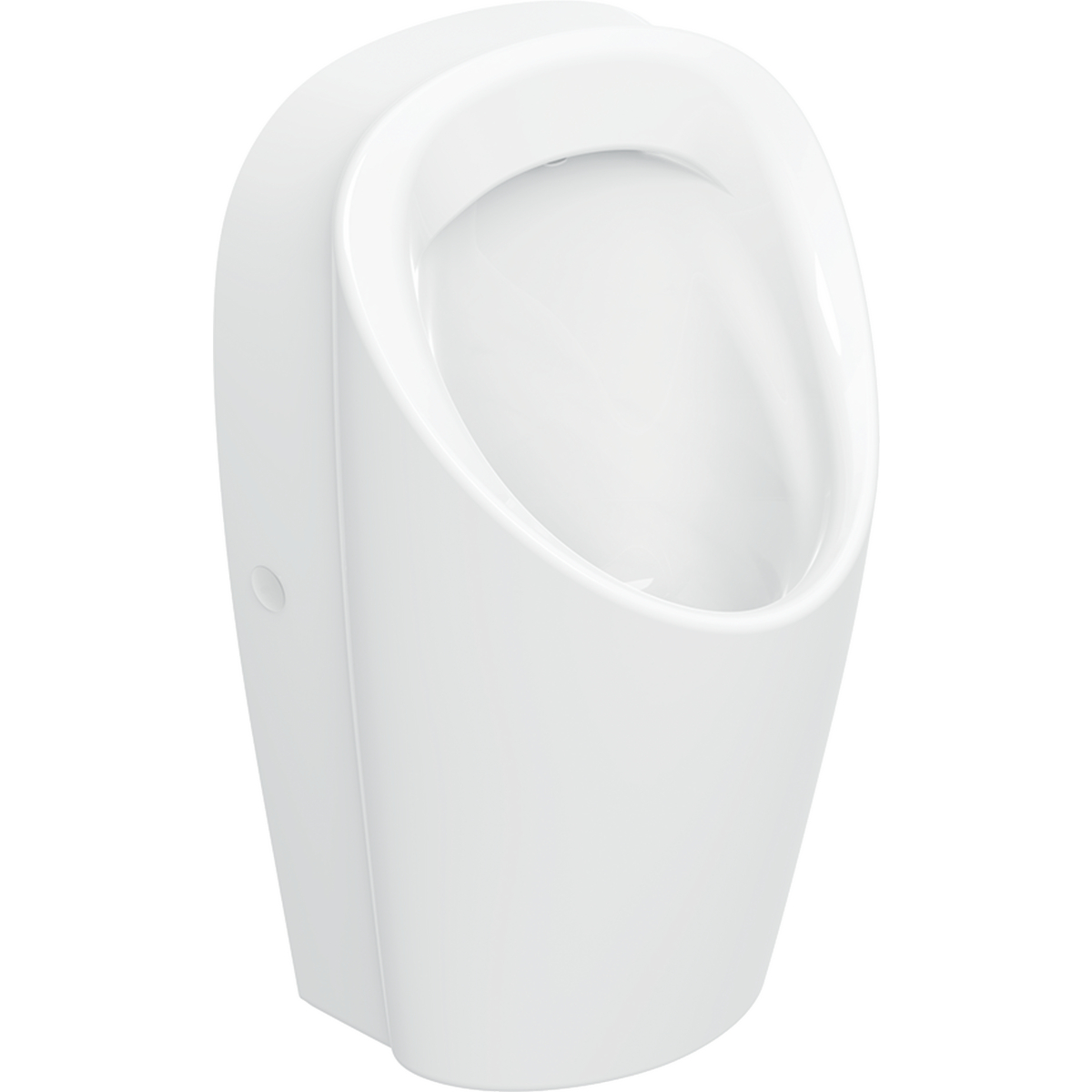 Geberit Selnova M urinal, inlet from the rear, outlet to the rear or downwards