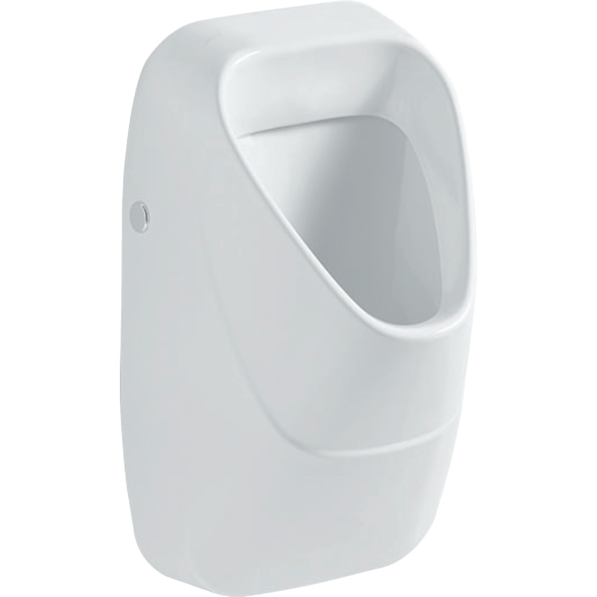 Geberit 300 Urinoirs urinal, inlet from the rear, outlet to the rear or downwards: T=34cm, Outlet=to the rear or downwards, Inlet=rear, White / KeraTect