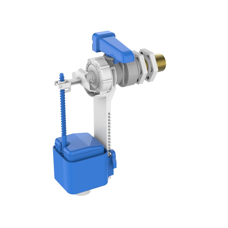 BRASS Hydroflo Delay Fill Water-Saving Professional Brass Tailed Side Entry Ballvalve & Float HP/LP
