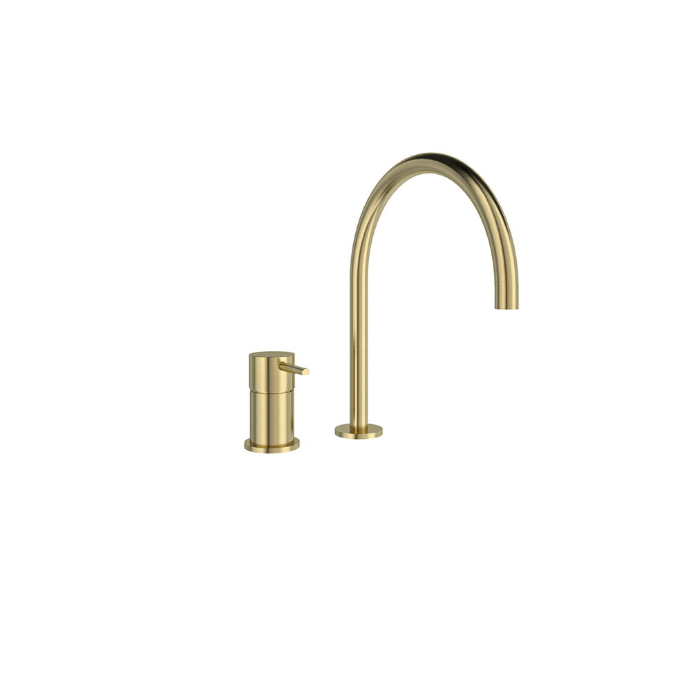 394702OC ORO CEPILLADO LAVABO REPISA 8L ODISEA CAÑO 220mm