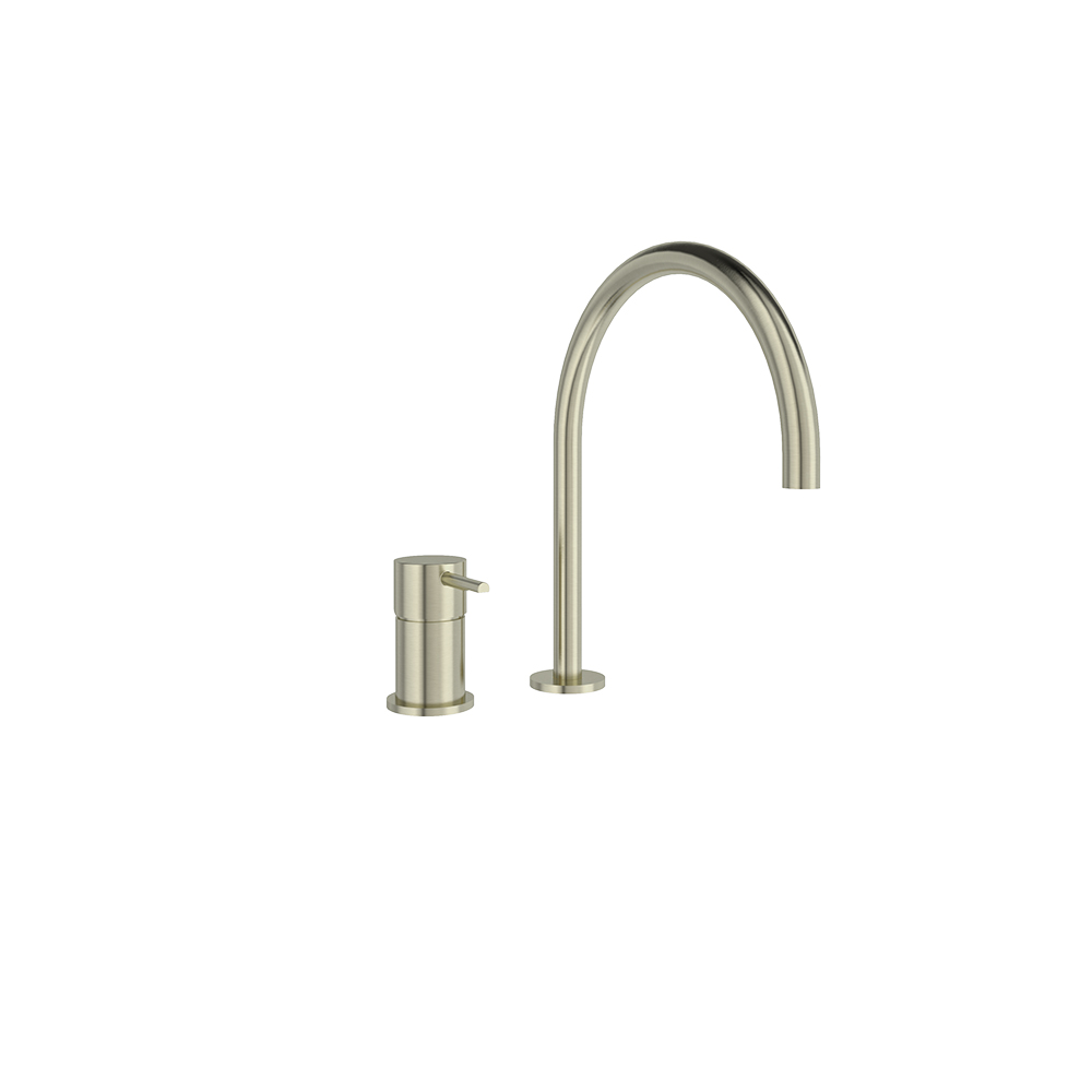 394702NC NIQUEL CEPILLADO LAVABO REPISA 8L ODISEA CAÑO 220mm