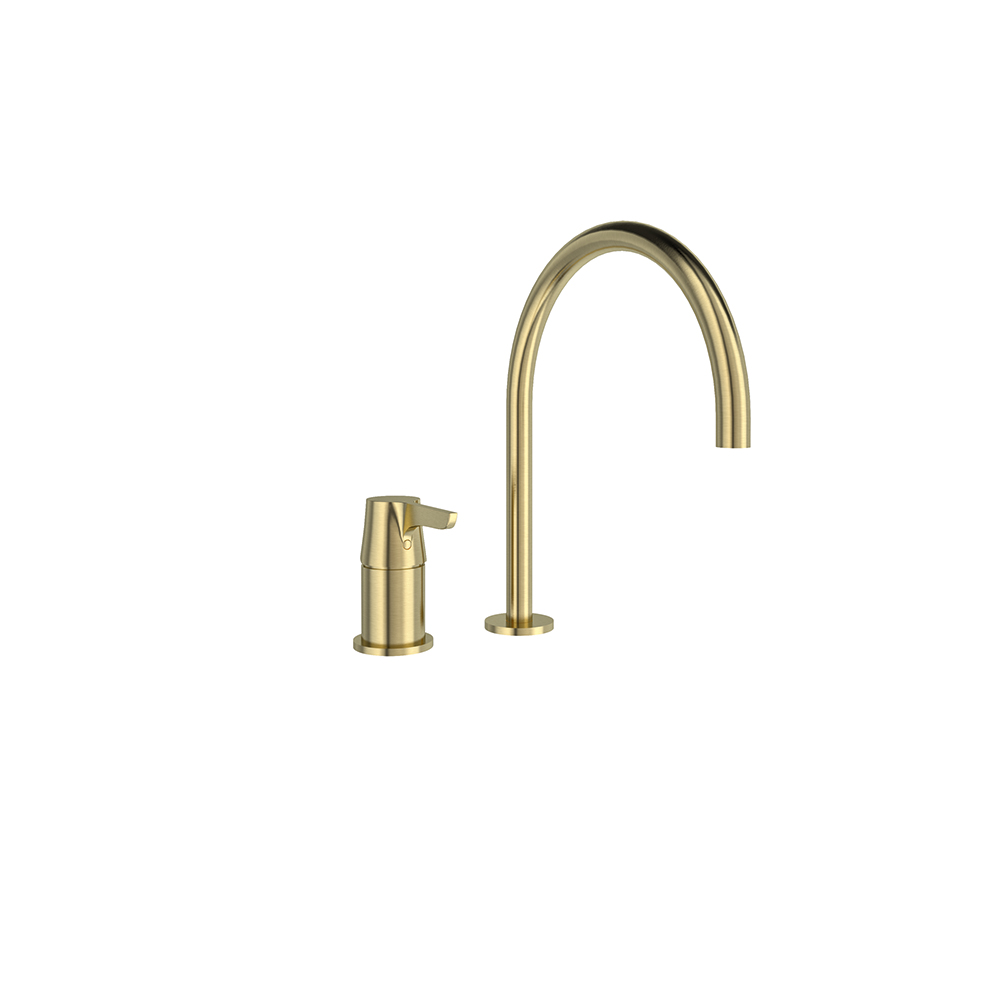 914702OC ORO CEPILLADO LAVABO REPISA 8L ADAGIO CAÑO 220mm