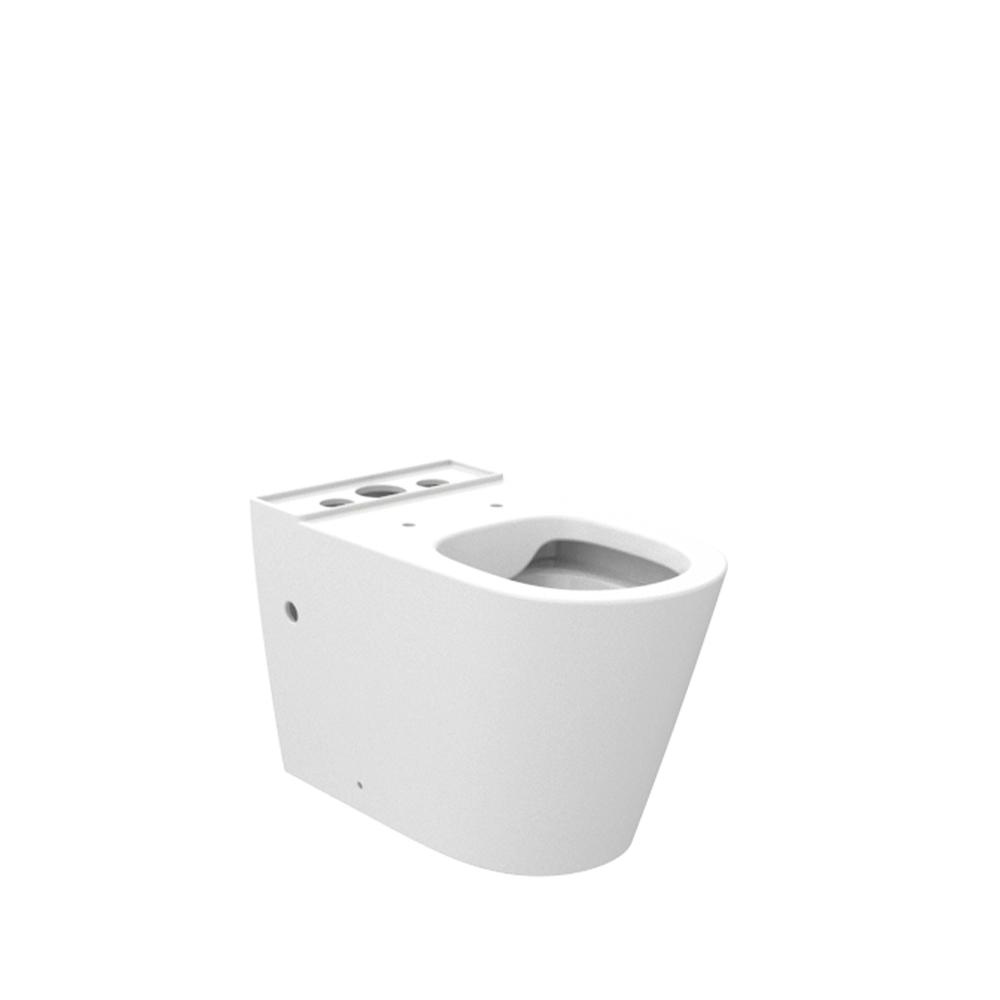 SA-TAZA BLANCA INODORO TANQUE BAJO RIMLESS ADOSADA PARED S/D CODO 300 AQUITANIA