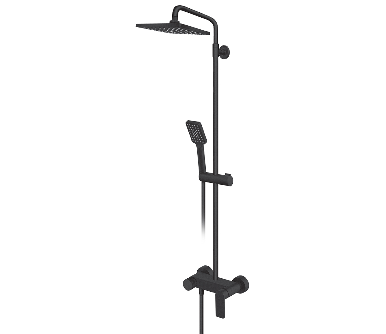 S2 Black shower system