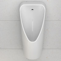 Urinal-back-inlet