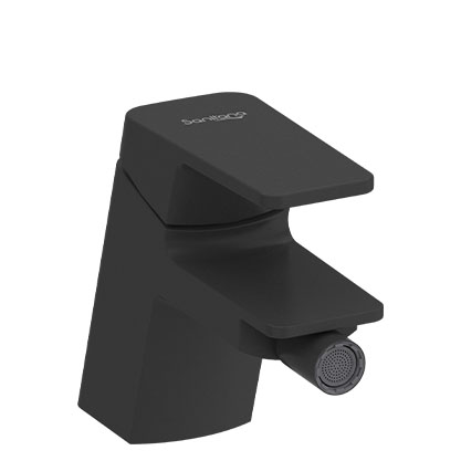 Single-lever-bidet-mixer-black-matte