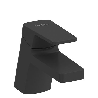 Single-lever-basin-mixer-black-matte