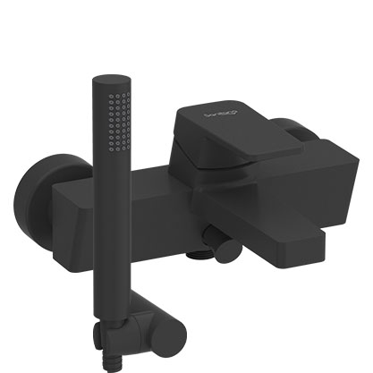 Single-lever-bathtub-mixer-black matte