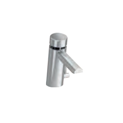Self-closing-basin-mixer-hot-cold