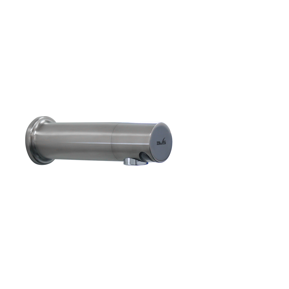 Automatic wall mounted 150mm straight StSt electronic mixer tap
